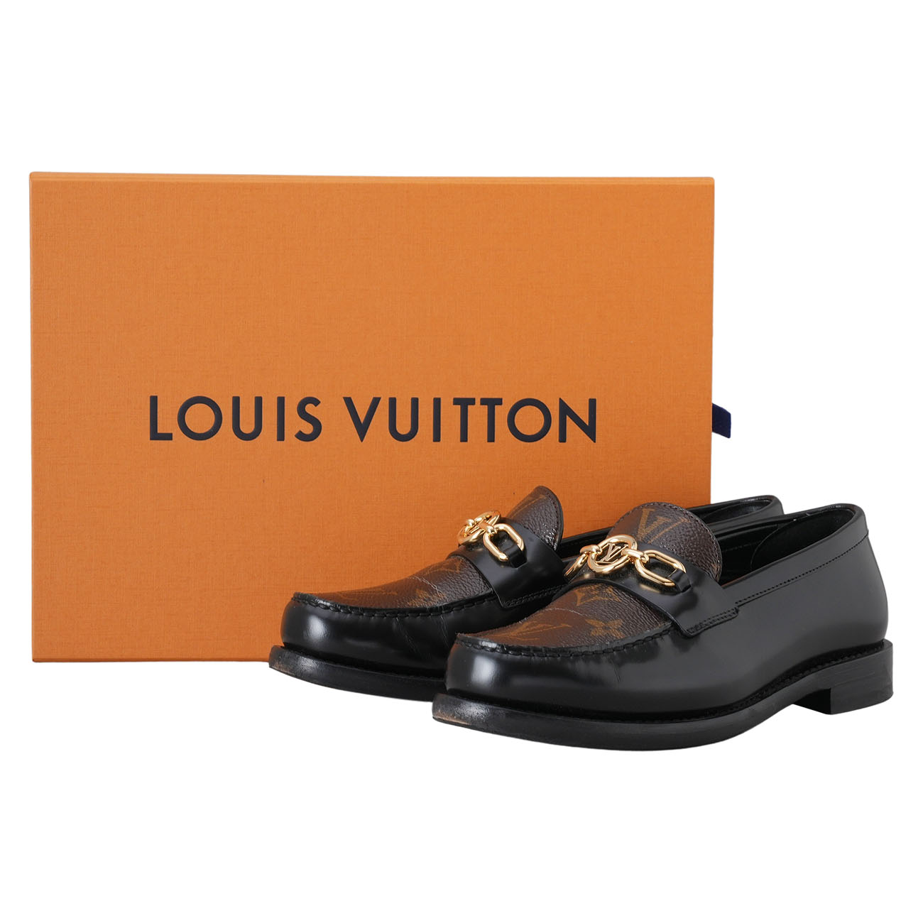 LOUIS VUITTON(USED)루이비통 1ABPL4 체스 플랫 로퍼 #35.5